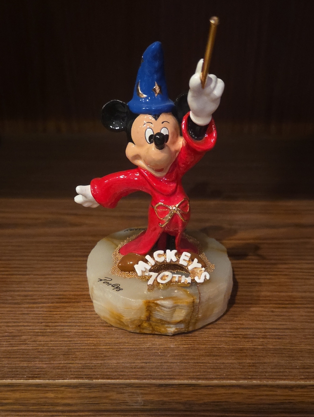 Ron Lee Sorcerer Mickey Red & Blue 70th Anniversary